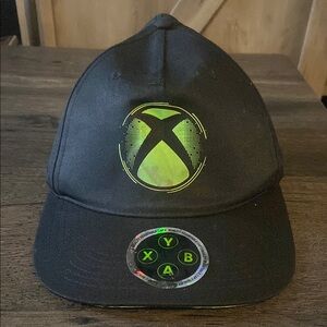 Black and green Xbox logo hat